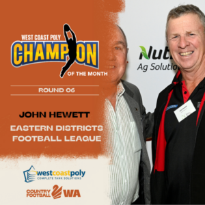 The Steady Hand of the EDFL: John Hewett Named Champion of the Month