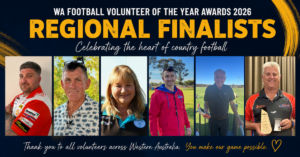 Country Football WA Celebrates Regional Finalists in 2026 WA Football Volunteer of the Year Awards