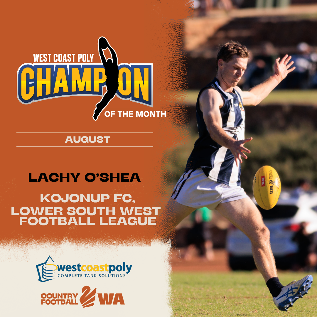 From Premiership Player to President: Lachy O’Shea Named Champion of the Month